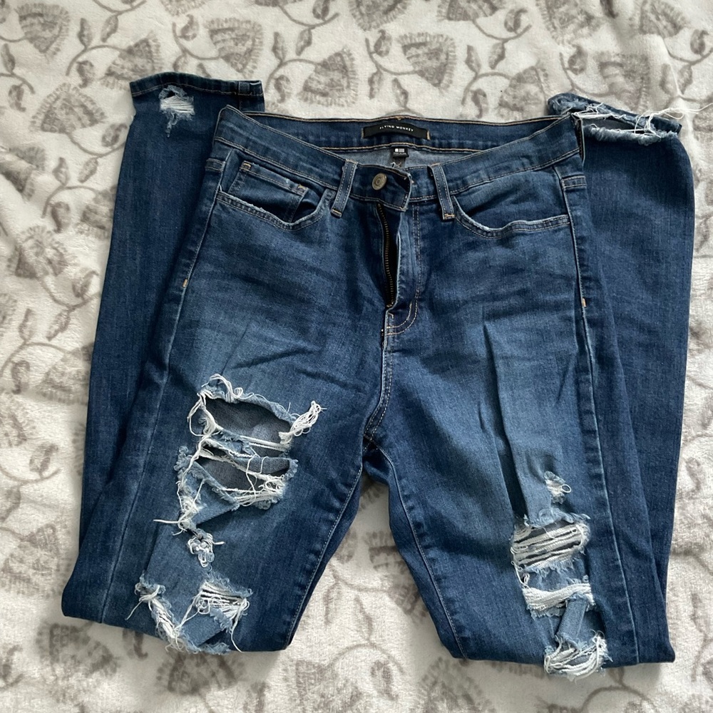 Flying Monkey ripped skinny jeans